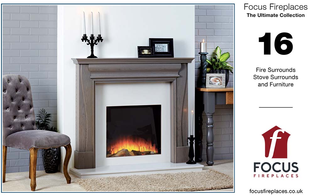 Focus Fireplaces Ultimate Collection - Fire Surrounds, Stove Surrounds and Furniture brochure preview.